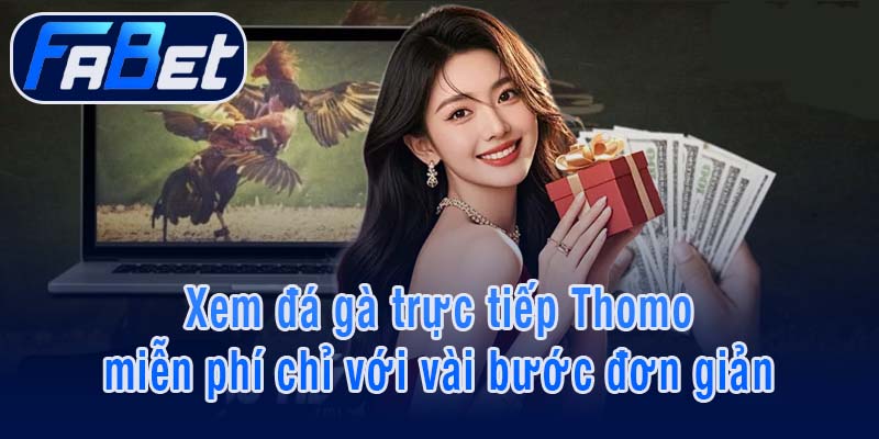 Xem đá gà trực tiếp Thomo miễn phí chỉ với vài bước đơn giản